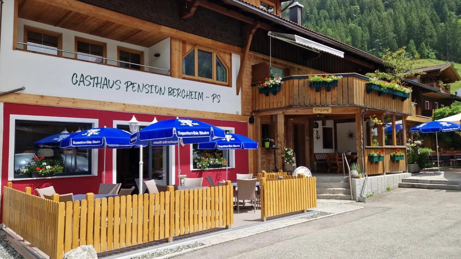 Pension Bergheim Tannheim Exterior foto